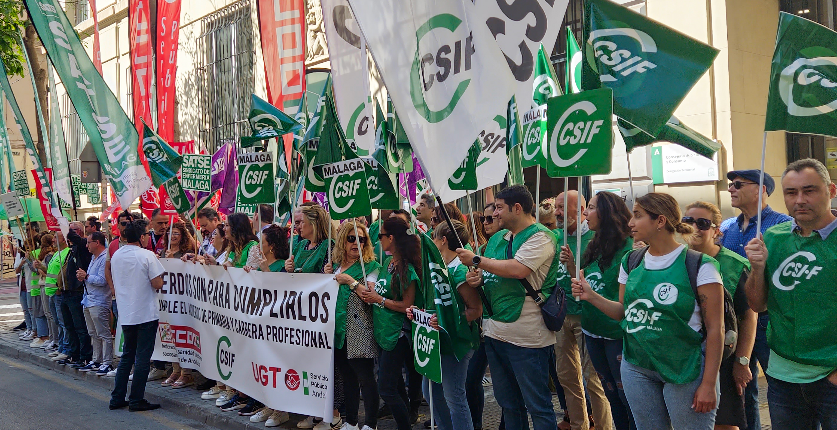 Protesta Sanidad Málaga
